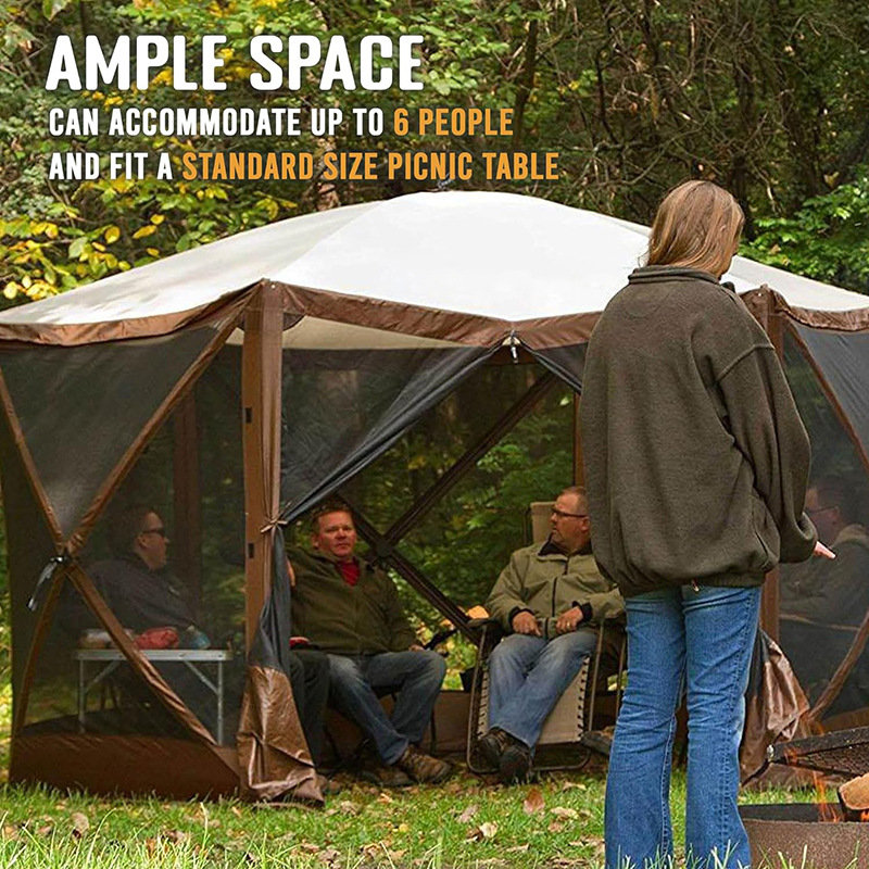 Hexagon Camping Screen Houses & Izby